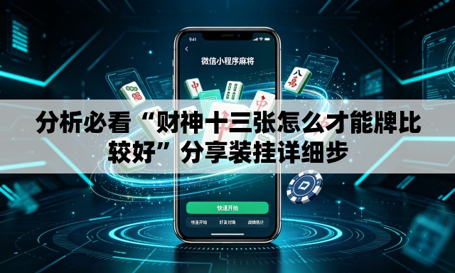 分析必看“财神十三张怎么才能牌比较好”分享装挂详细步