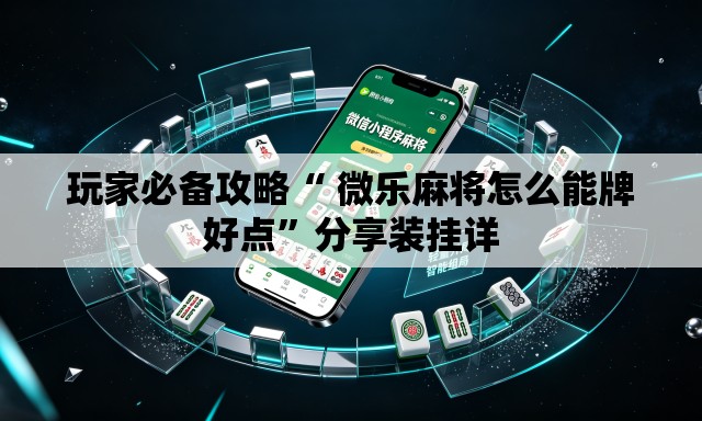 玩家必备攻略“ 微乐麻将怎么能牌好点”分享装挂详