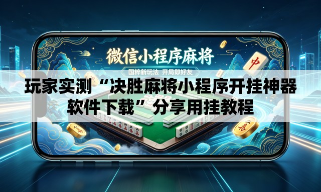 玩家实测“决胜麻将小程序开挂神器软件下载”分享用挂教程