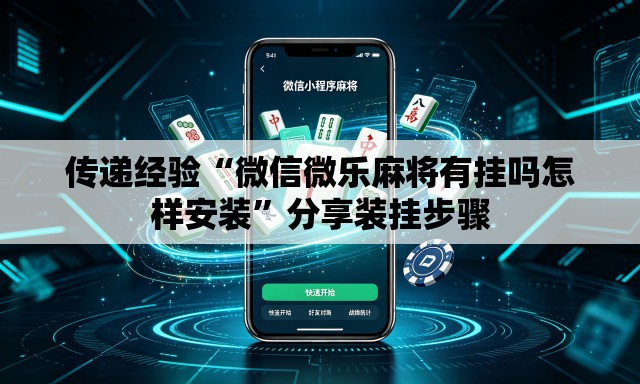 传递经验“微信微乐麻将有挂吗怎样安装	”分享装挂步骤