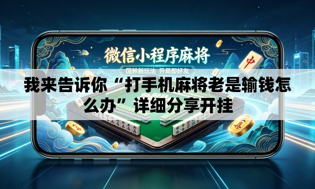 我来告诉你“打手机麻将老是输钱怎么办	”详细分享开挂