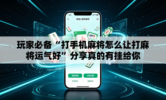 玩家必备“打手机麻将怎么让打麻将运气好”分享真的有挂给你