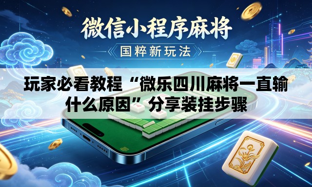 玩家必看教程“微乐四川麻将一直输什么原因”分享装挂步骤