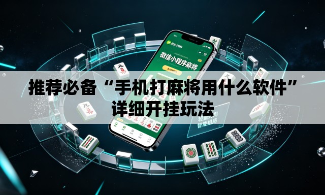 推荐必备“手机打麻将用什么软件”详细开挂玩法