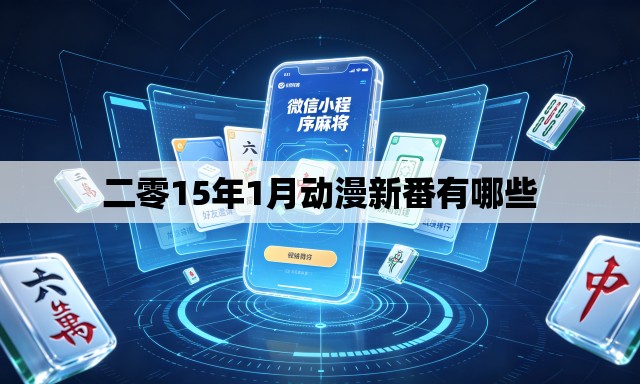 二零15年1月动漫新番有哪些