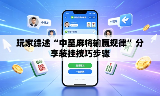 玩家综述“中至麻将输赢规律”分享装挂技巧步骤