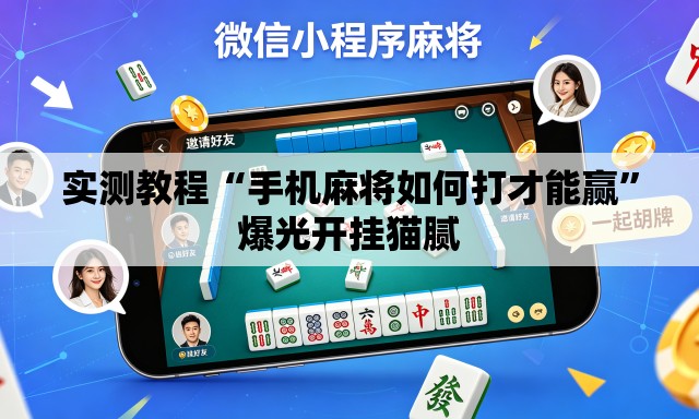 实测教程“手机麻将如何打才能赢”爆光开挂猫腻