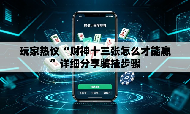 玩家热议“财神十三张怎么才能赢”详细分享装挂步骤