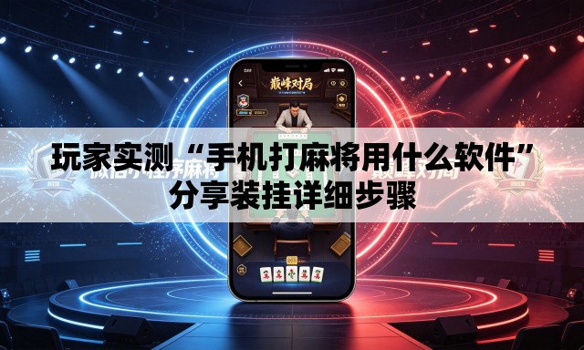 玩家实测“手机打麻将用什么软件”分享装挂详细步骤
