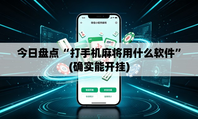 今日盘点“打手机麻将用什么软件	”(确实能开挂)