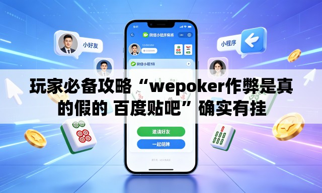 玩家必备攻略“wepoker作弊是真的假的 百度贴吧”确实有挂