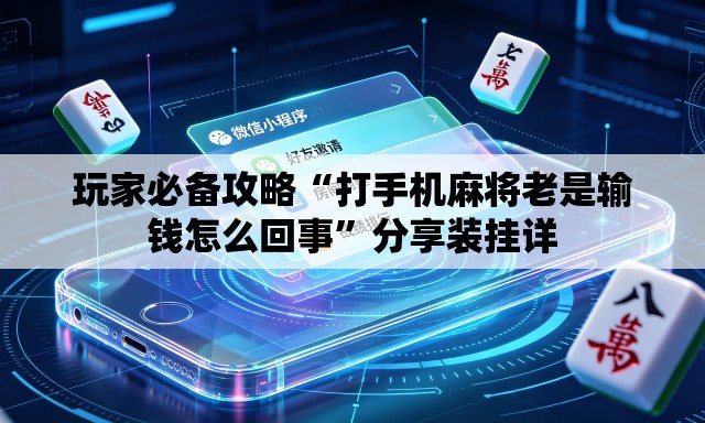 玩家必备攻略“打手机麻将老是输钱怎么回事	”分享装挂详
