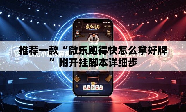 推荐一款“微乐跑得快怎么拿好牌”附开挂脚本详细步