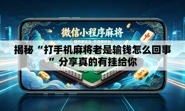 揭秘“打手机麻将老是输钱怎么回事”分享真的有挂给你