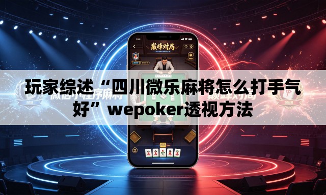 玩家综述“四川微乐麻将怎么打手气好”wepoker透视方法