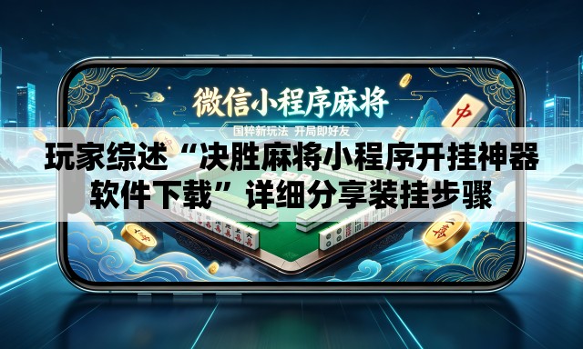 玩家综述“决胜麻将小程序开挂神器软件下载	”详细分享装挂步骤