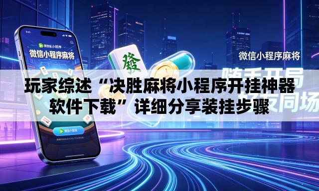 玩家综述“决胜麻将小程序开挂神器软件下载”详细分享装挂步骤