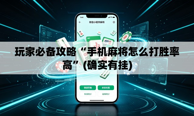 玩家必备攻略“手机麻将怎么打胜率高”(确实有挂)