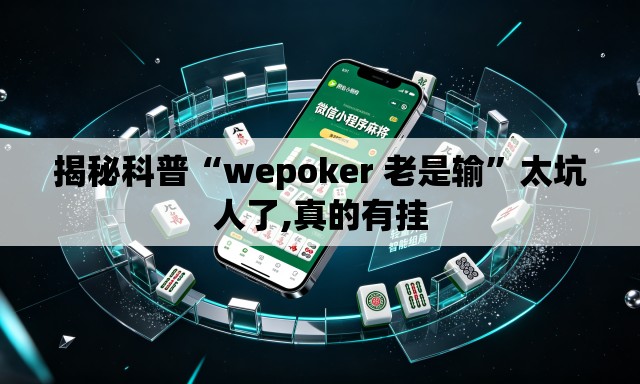 揭秘科普“wepoker 老是输	”太坑人了,真的有挂