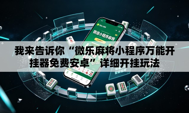 我来告诉你“微乐麻将小程序万能开挂器免费安卓	”详细开挂玩法