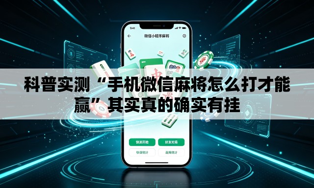 科普实测“手机微信麻将怎么打才能赢	”其实真的确实有挂