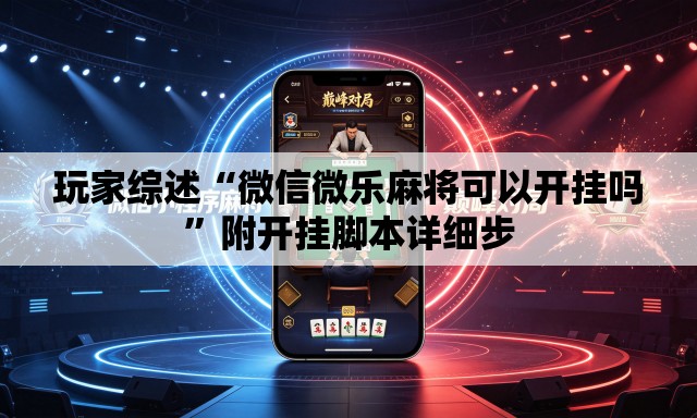 玩家综述“微信微乐麻将可以开挂吗”附开挂脚本详细步