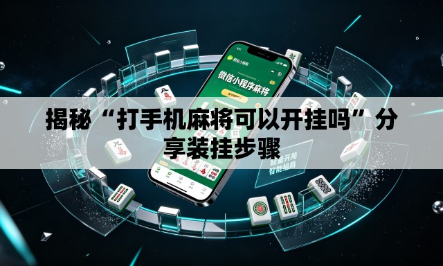 揭秘“打手机麻将可以开挂吗”分享装挂步骤