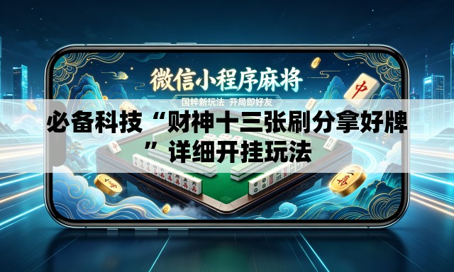 必备科技“财神十三张刷分拿好牌”详细开挂玩法