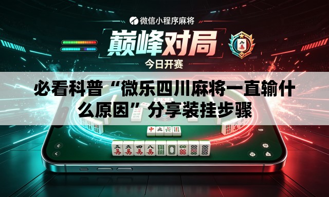 必看科普“微乐四川麻将一直输什么原因	”分享装挂步骤