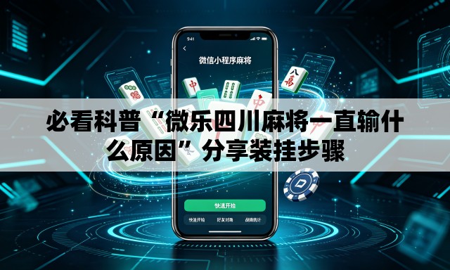 必看科普“微乐四川麻将一直输什么原因”分享装挂步骤