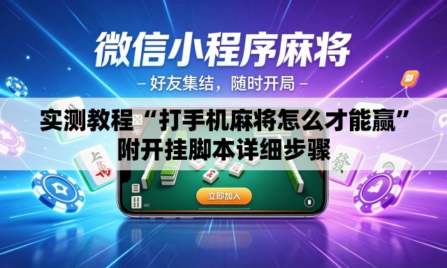 实测教程“打手机麻将怎么才能赢”附开挂脚本详细步骤