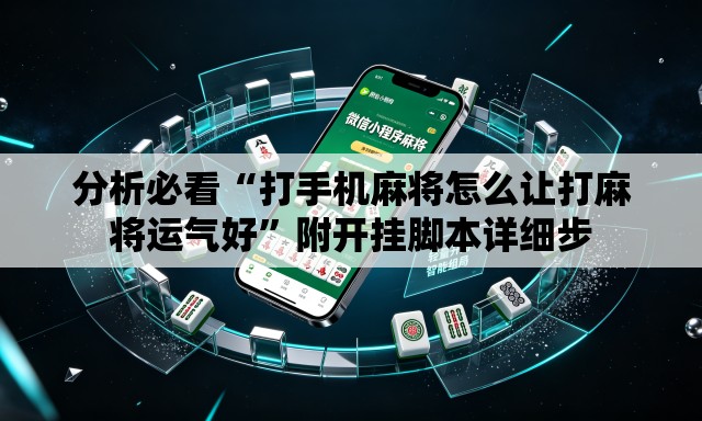 分析必看“打手机麻将怎么让打麻将运气好”附开挂脚本详细步