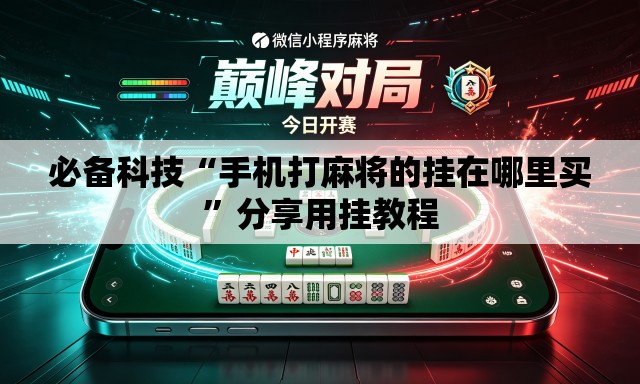 必备科技“手机打麻将的挂在哪里买	”分享用挂教程