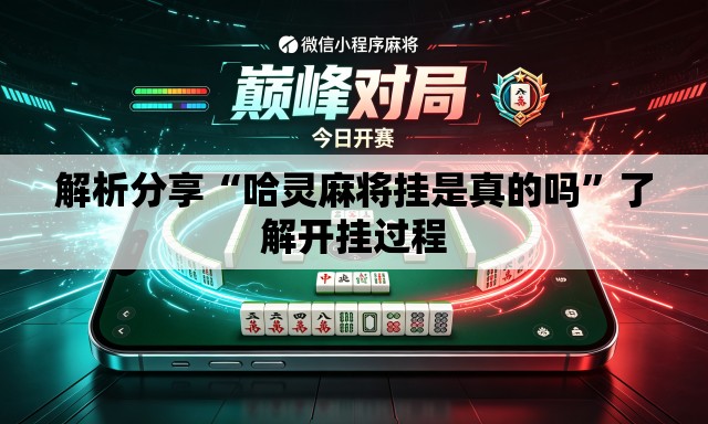 解析分享“哈灵麻将挂是真的吗”了解开挂过程