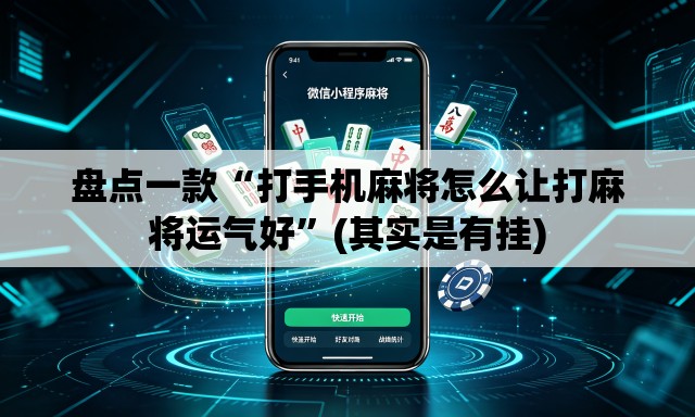 盘点一款“打手机麻将怎么让打麻将运气好	”(其实是有挂)