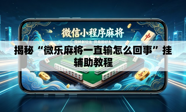 揭秘“微乐麻将一直输怎么回事	”挂辅助教程