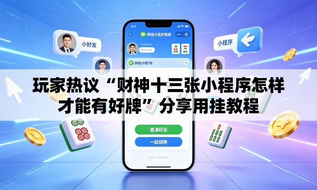 玩家热议“财神十三张小程序怎样才能有好牌”分享用挂教程
