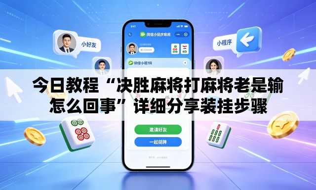 今日教程“决胜麻将打麻将老是输怎么回事”详细分享装挂步骤