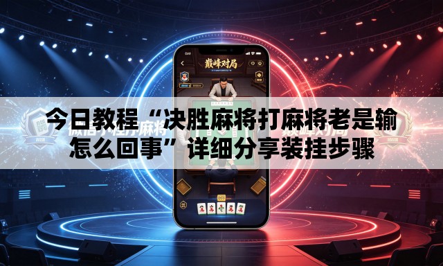 今日教程“决胜麻将打麻将老是输怎么回事”详细分享装挂步骤