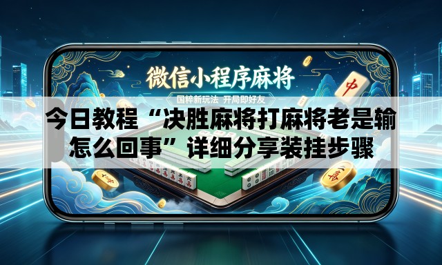 今日教程“决胜麻将打麻将老是输怎么回事	”详细分享装挂步骤