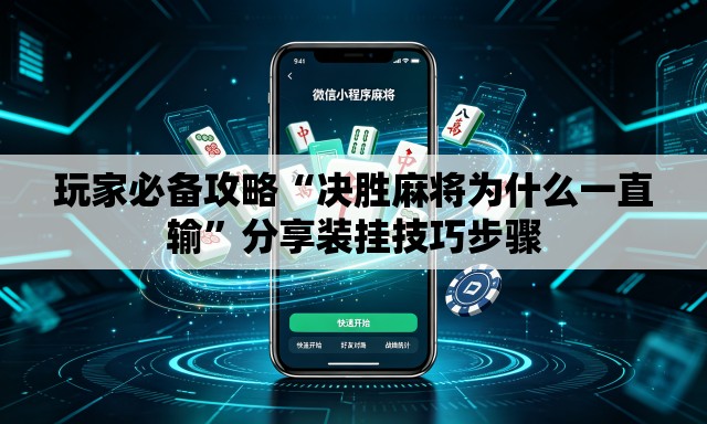 玩家必备攻略“决胜麻将为什么一直输”分享装挂技巧步骤