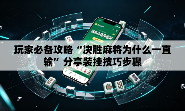 玩家必备攻略“决胜麻将为什么一直输”分享装挂技巧步骤