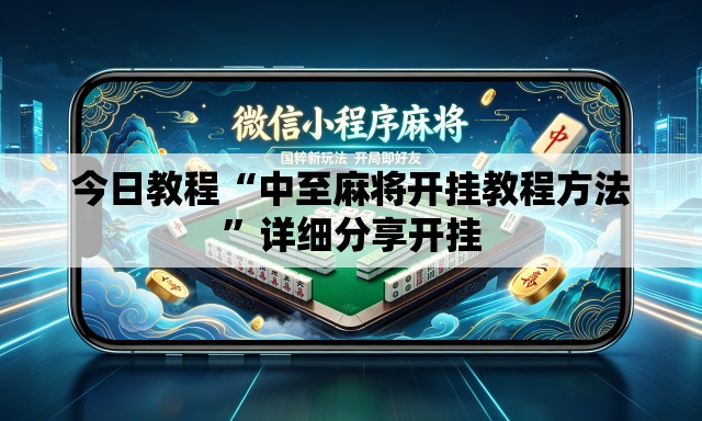 今日教程“中至麻将开挂教程方法”详细分享开挂