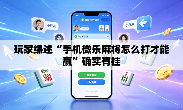 玩家综述“手机微乐麻将怎么打才能赢	”确实有挂