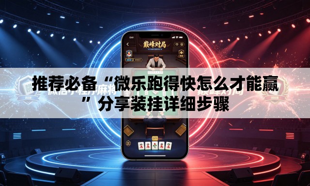 推荐必备“微乐跑得快怎么才能赢”分享装挂详细步骤