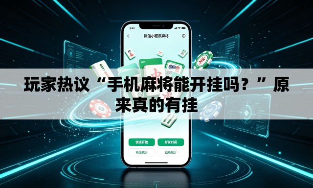 玩家热议“手机麻将能开挂吗？”原来真的有挂
