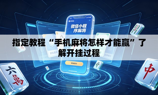 指定教程“手机麻将怎样才能赢”了解开挂过程