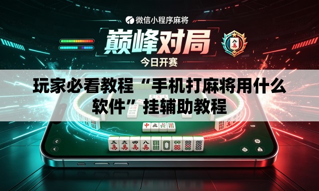 玩家必看教程“手机打麻将用什么软件”挂辅助教程