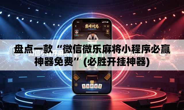 盘点一款“微信微乐麻将小程序必赢神器免费”(必胜开挂神器)