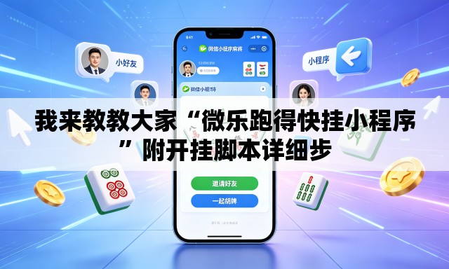 我来教教大家“微乐跑得快挂小程序”附开挂脚本详细步